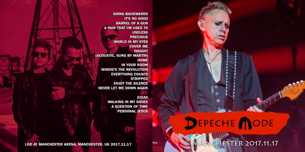 Depeche Mode Bootlegs 2017-11-17-Manchester-Front
