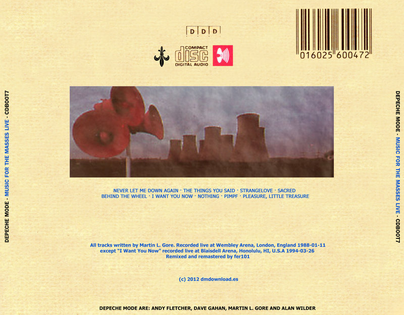 Depeche Mode Music For The Masses Live