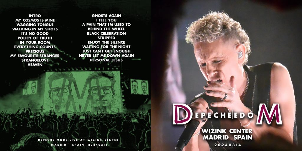Depeche Mode Bootlegs 2024.03.14 Madrid Front