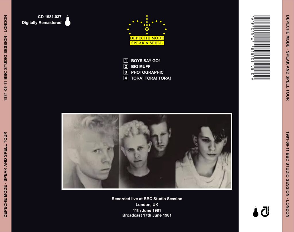 1981.06.11 Back Depeche Mode Bootlegs