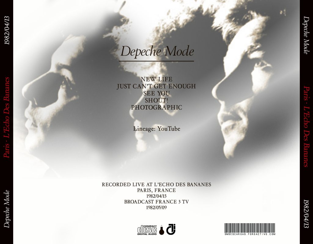Depeche Mode Bootlegs 1982.04.13 Live At l'Echo des Bananes Paris